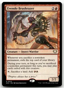 Evendo Brushrazer 10 MTG Commander: Edge of Eternities R NM - Image 1