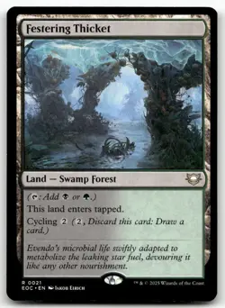Festering Thicket 21 MTG Commander: Edge of Eternities R NM - Image 1