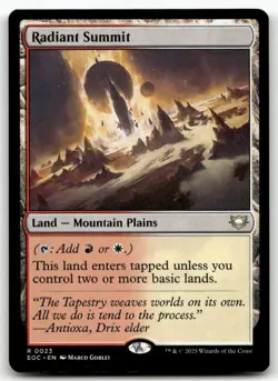 Radiant Summit 23 MTG Commander: Edge of Eternities R NM - Image 1