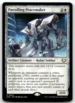 Patrolling Peacemaker 5 MTG Commander: Edge of Eternities R NM - Image 1