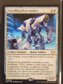 Patrolling Peacemaker 5 MTG Commander: Edge of Eternities R NM - Image 1