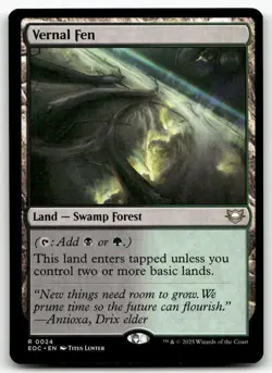 Vernal Fen 24 MTG Commander: Edge of Eternities R NM - Image 1