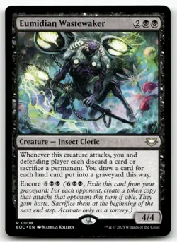Eumidian Wastewaker 8 MTG Commander: Edge of Eternities R NM - Image 1