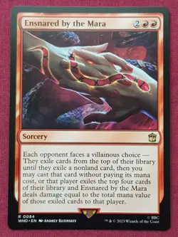Magic The Gathering DOCTOR WHO ENSNARED BY THE MARA red card MTG - Image 1