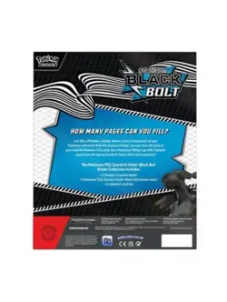 Pokemon TCG Scarlet & Violet 10.5 Black Bolt Binder Collection 196214129238 - Image 3
