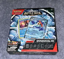 NEW Pokemon Deluxe Battle Deck Quaquaval EX & Radiant Greninja Factory Sealed - Image 1