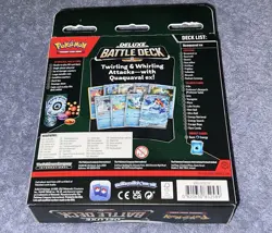 NEW Pokemon Deluxe Battle Deck Quaquaval EX & Radiant Greninja Factory Sealed - Image 3