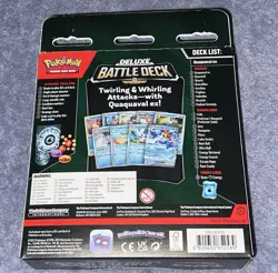 NEW Pokemon Deluxe Battle Deck Quaquaval EX & Radiant Greninja Factory Sealed - Image 4