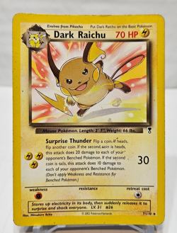 Dark Raichu 7/110 Rare Legendary Collection Theme Deck NON-HOLO Pokemon 7179 - Image 1