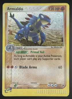 Pokemon TCG Armaldo Holo EX Sandstorm 1/100 MP - Image 1