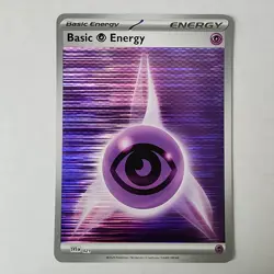 Basic Psychic Energy - SVE-021 - Holo - NM - White Flare & Black Bolt - Pokemon - Image 1