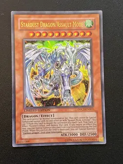 Yugioh Stardust Dragon/Assault Mode DPCT-EN003 Ultra Rare Limited Edition NM - Image 1
