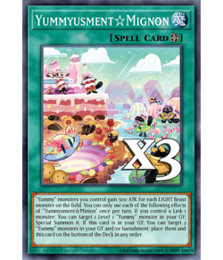 3x Yummyusment Mignon JUSH-EN023 Rare NM 1st Ed YUGIOH - Image 1