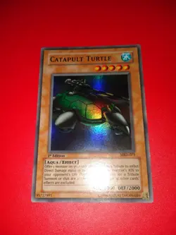 Yugioh Catapult Turtle MRD-075 Super Rare 1st Edition NM - Image 1