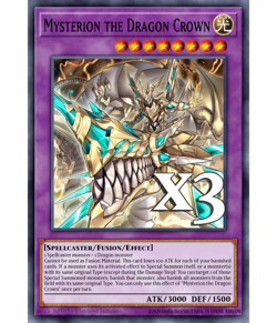 3x Mysterion The Dragon Crown JUSH-EN013 Rare NM 1st Ed YUGIOH - Image 1