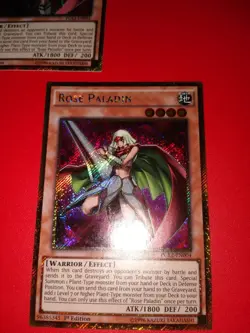 Yugioh - Rose Paladin PGL2-EN004 NM 1st Edition Gold Rare X3 playset - Image 3