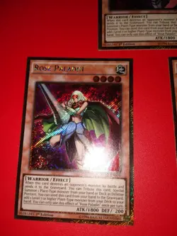 Yugioh - Rose Paladin PGL2-EN004 NM 1st Edition Gold Rare X3 playset - Image 4