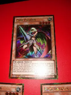 Yugioh - Rose Paladin PGL2-EN004 NM 1st Edition Gold Rare X3 playset - Image 5