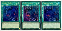 3 x GFP2-EN154 Zombie World - Ultra Rare 1st Edition Near Mint YuGiOh Cards - Image 1