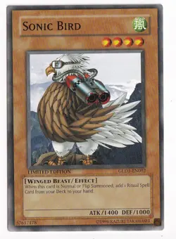 Sonic Bird - GLD1-EN002 - Common - Limited Edition YuGiOh! Gold Series 1 - Image 1
