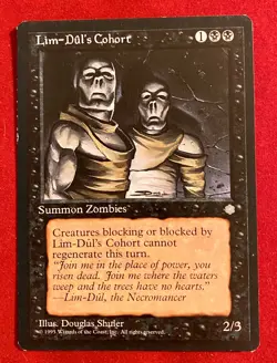 MTG Magic the Gathering Lim-Dul's Cohort CCG Card x8 Wizards of the Coast 1995 - Image 2