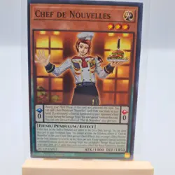 Yugioh TCG Trading Card Single Chef De Nouvelles #023 Fiend Pendulum - Image 1