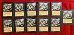 MTG Magic the Gathering Gangrenous Zombies CCG Card x11 Wizards of the Coast '95 - Image 1