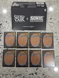 Magic Secret Lair - Sonic Friends And Foes Foil Set - OPENED with bonus card - Image 2