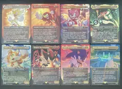 Magic Secret Lair - Sonic Friends And Foes Foil Set - OPENED with bonus card - Image 1