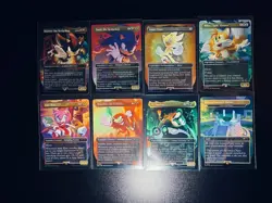 Magic Secret Lair - Sonic Friends And Foes Foil Set - OPENED with bonus card - Image 2