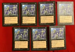 MTG Magic the Gathering Kjeldoran Dead CCG Card x7 Wizards of the Coast 1995 - Image 1