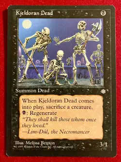 MTG Magic the Gathering Kjeldoran Dead CCG Card x7 Wizards of the Coast 1995 - Image 2
