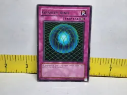 1996 Yugioh Gravity Bind Super Rare Holo Unlimited Edition - Image 1