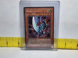 1996 Yugioh Blade Knight Secret Rare Limited Edition Holo - Image 1