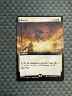 MTG Sunfall #0349 Extended Art Rare March of the Machine (MOM) - Image 1