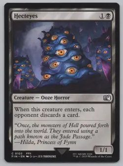 MTG Playset (4) - Final Fantasy - Hecteyes #103 -h455 - Image 2