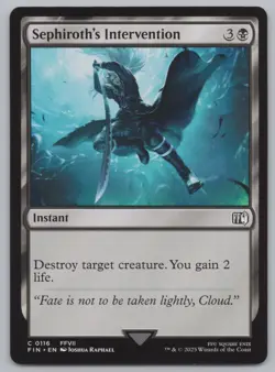 MTG Playset (4) - Final Fantasy - Sephiroth's Intervention #116 -h454 - Image 2