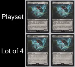 MTG Playset (4) - Final Fantasy - Undercity Dire Rat #123 -h453 - Image 1