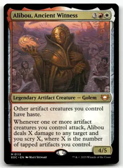 Alibou, Ancient Witness 113 MTG Commander: Edge of Eternities M NM - Image 1
