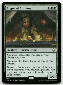 Augur of Autumn 92 MTG Commander: Edge of Eternities R NM - Image 1
