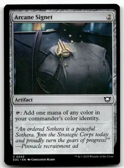 Arcane Signet 53 MTG Commander: Edge of Eternities C NM - Image 1