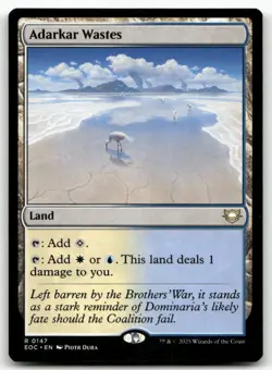 Adarkar Wastes 147 MTG Commander: Edge of Eternities R NM - Image 1