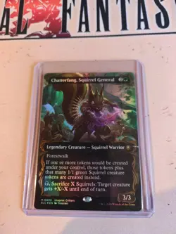 MTG Chatterfang, Squirrel General Raised Foil Bloomburrow Magic The Gathering - Image 1