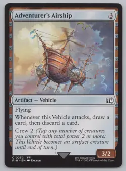 MTG Playset (4) - Final Fantasy - Adventurer's Airship #252 -g606 - Image 2