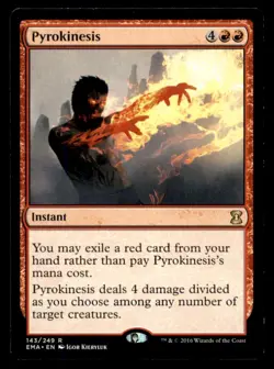 MTG Pyrokinesis LP Light Play Eternal Masters - Image 1