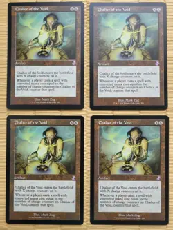MTG Chalice of the Void x4 English Old Frame NM Condition JAPAN - Image 1