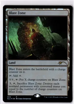 Blast Zone NM* FOIL Secret Lair ENGLISH 504 mtg -UnltdCards - Image 1