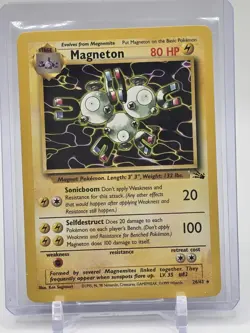 Magneton Fossil Non Holo NM, 26/62 Pokemon Card - Image 1