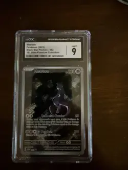 Mewtwo Pokemon 052 SVP EN 151 UPC CGC 9 Ultra Premium Collection Promo - Image 1