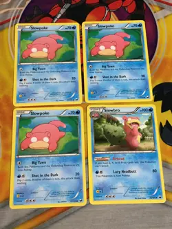 D1005 POKEMON TCG DARK EXPLORERS SLOWBRO 24 SLOWPOKE 23 3X LP-DMG - Image 1